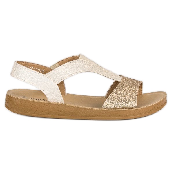 Zlatne vinceza sandale zlatna