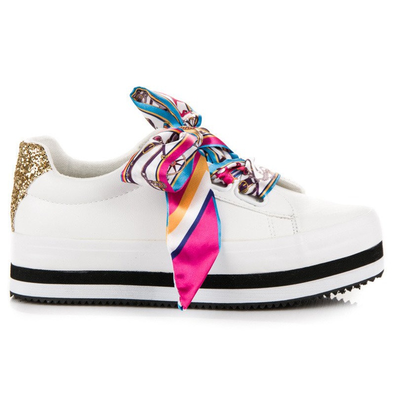 Elegantne tenisice na platformi vices bijela