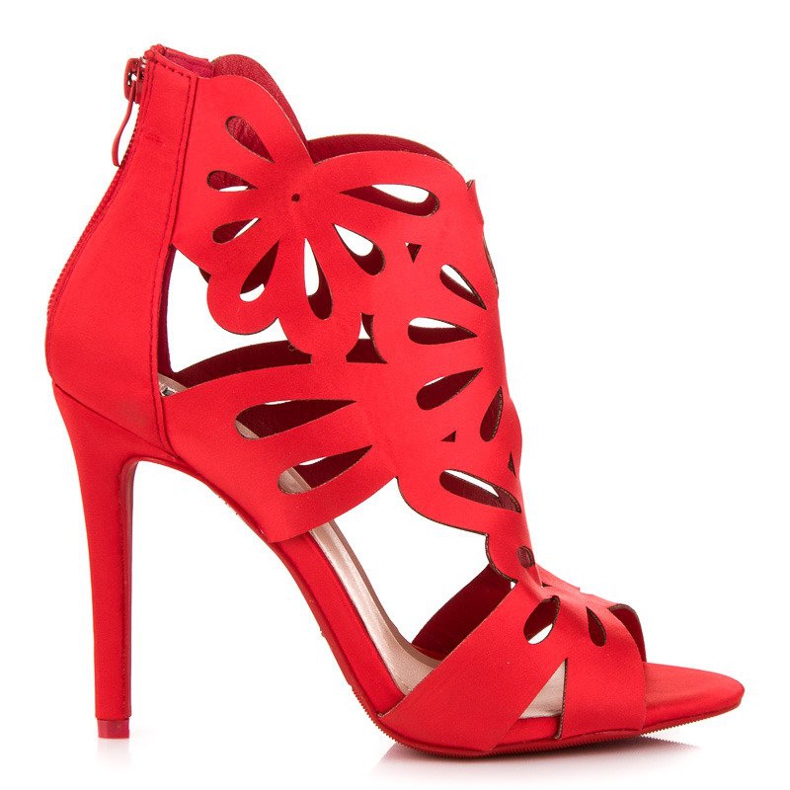 Vices Elegantne sandale s gornjim dijelom s škripcima crvena