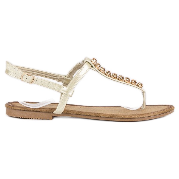 Comer Svjetlo zlatne sandale zlatna