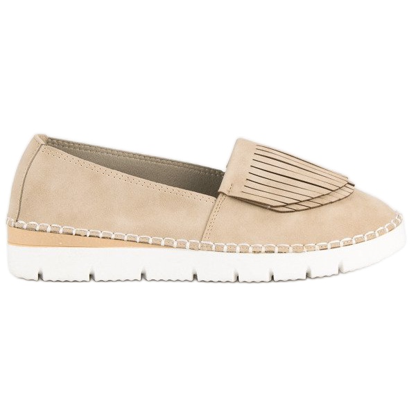 Vices Boho slip-on cipele smeđa