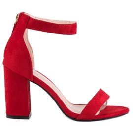 Antilop sandale s patentnim zatvaračem crvena