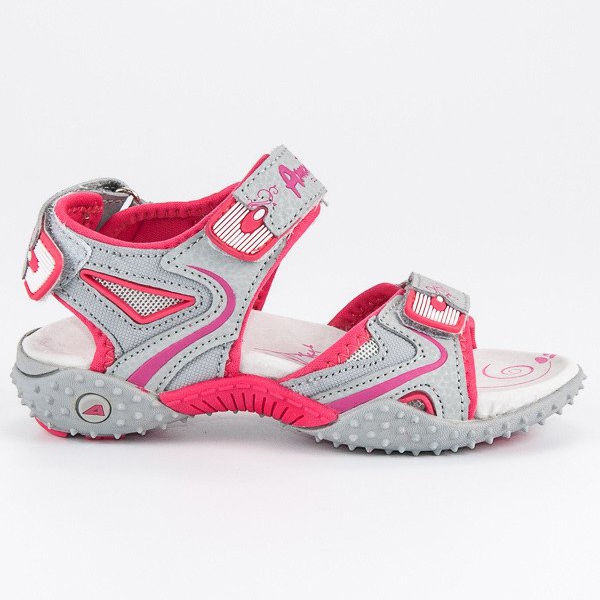 American Club Američke sandale za djevojke siva