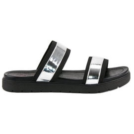 Kylie Zrcalne papuče crna