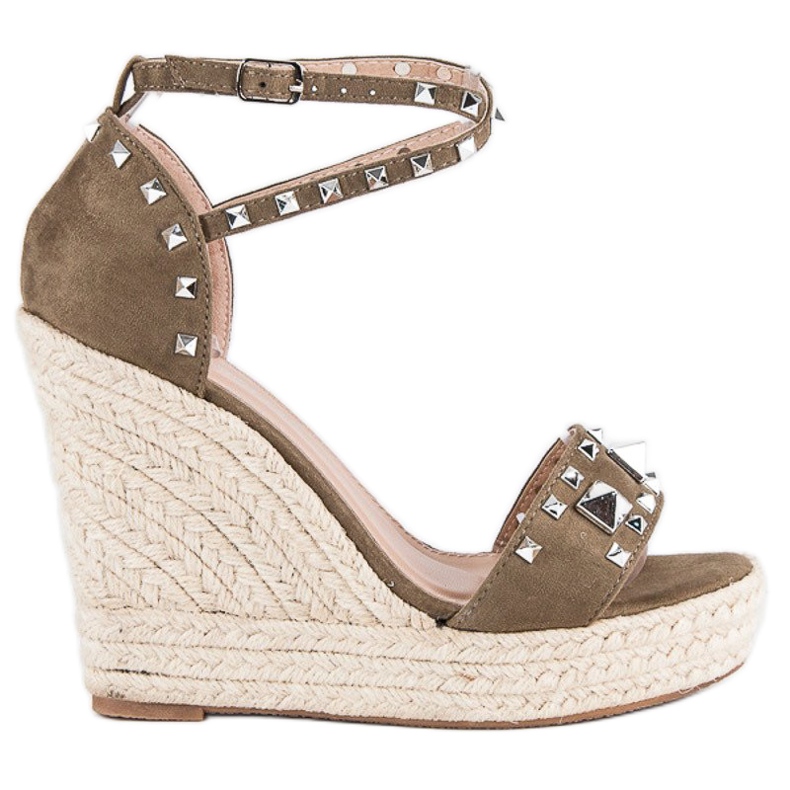 Bestelle Rock espadrile sandale zelena