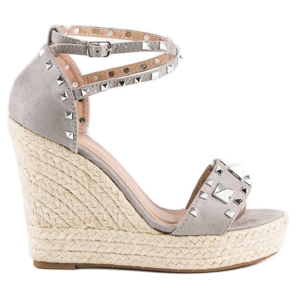 Bestelle Rock espadrile sandale siva