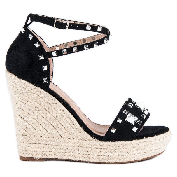 Bestelle Rock espadrile sandale crno