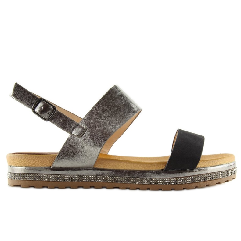 Crne ženske sandale SL88P Black crno