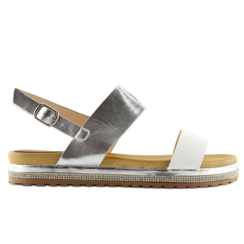 Bijele ženske sandale SL88P Bijele bijela