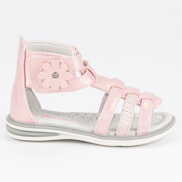 American Club Sandale s američkim cvijetom ružičasta