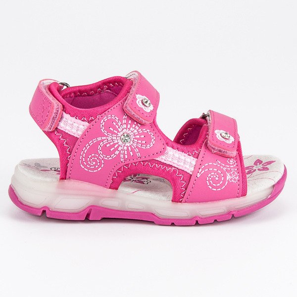 American Club Ružičaste američke sandale ružičasta