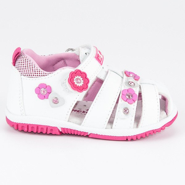 American Club Bijele američke sandale bijela