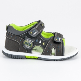 American Club Ljetne američke sandale siva