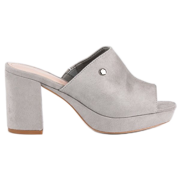 Milaya Papuče na stupu siva