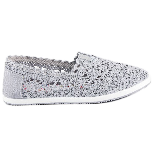 Balerinke od sive čipke siva