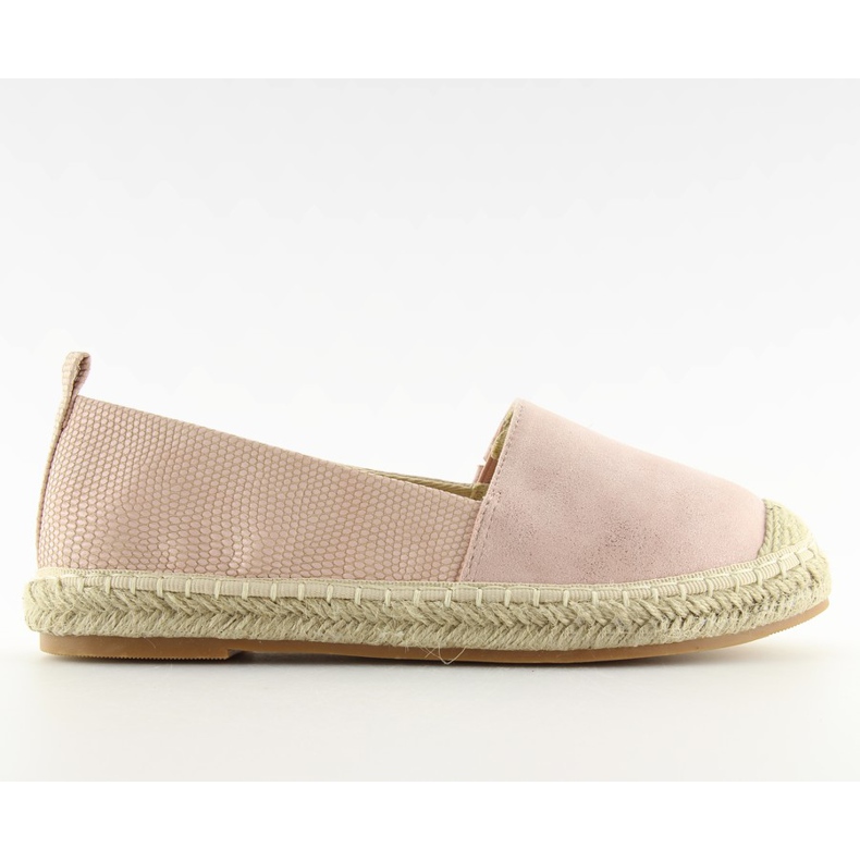 Ružičaste ženske espadrile FF088 Pink ružičasta