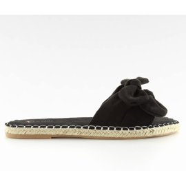 Crne ženske crne papuče LL-119 Black crna