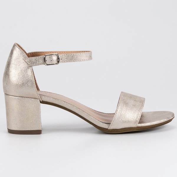 Filippo Sandale na niskom stupu žuta boja