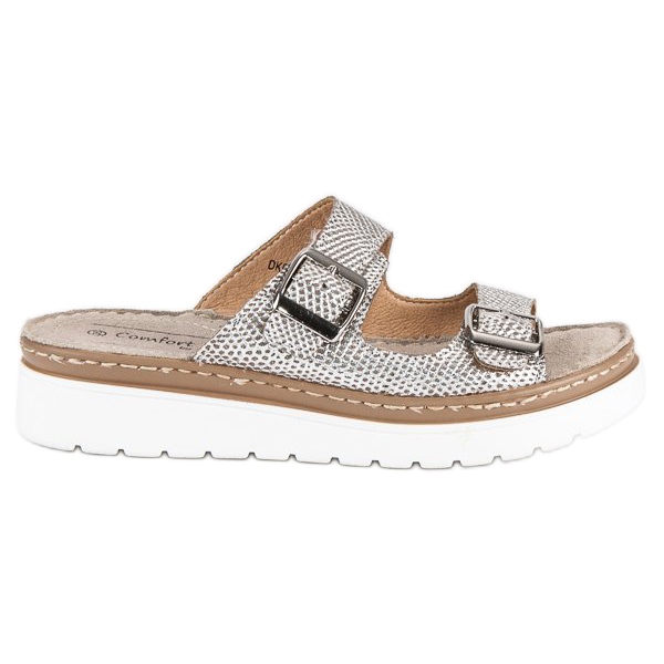 Filippo Zlatne kožne papuče zlatna