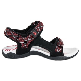 American Club Udobne ženske sandale crno