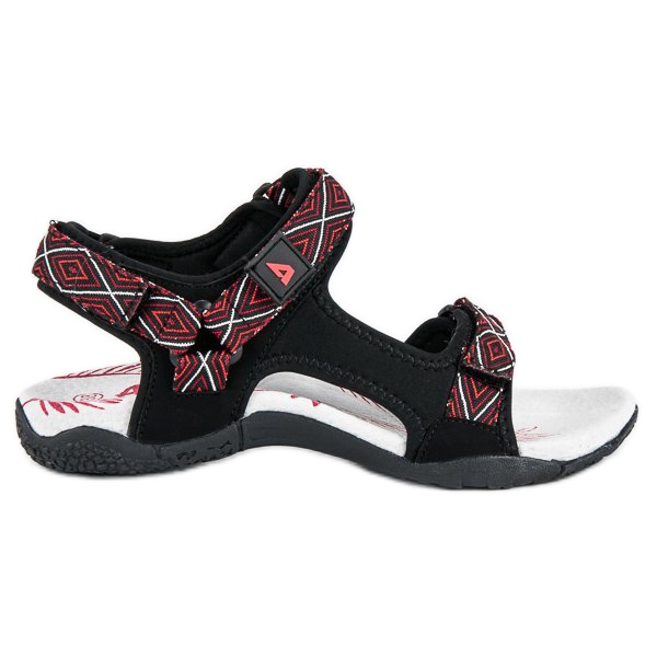 American Club Udobne ženske sandale crno