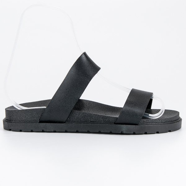 Ženske crne papuče crno