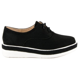 Erynn Cipele od antilopa na vezanje crno