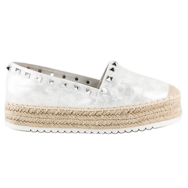 Forever Folie Espadrile na platformi siva