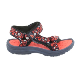 American Club sandale 8122 pjenasti umetak tamnoplava narančasta