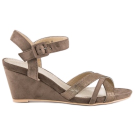 Evento Sandale na antilop klin smeđa