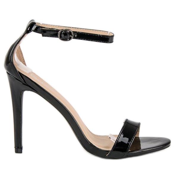 Vinceza Sandale na visokoj potpetici crno