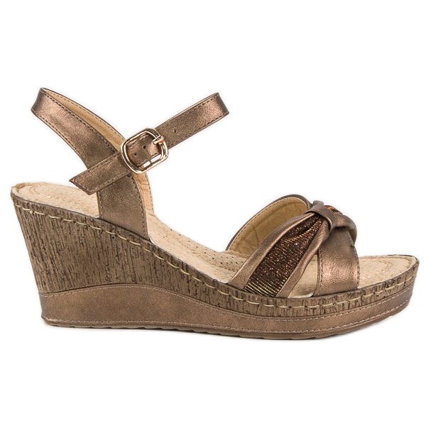 Smeđe vinceza sandale smeđa