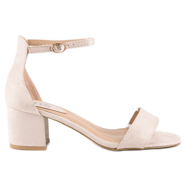 SDS Sandale s niskom potpeticom smeđa