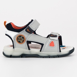 American Club Sandale za dječaka siva