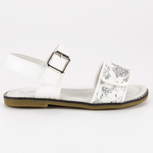 American Club Bijele američke sandale bijela