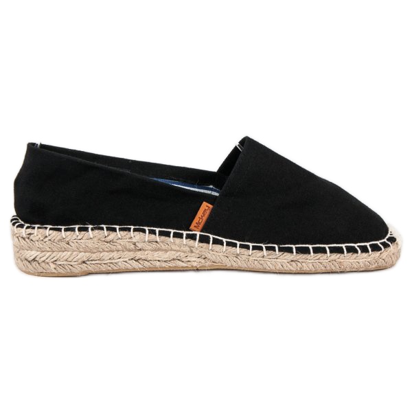 McKey Udobne crne espadrile crno