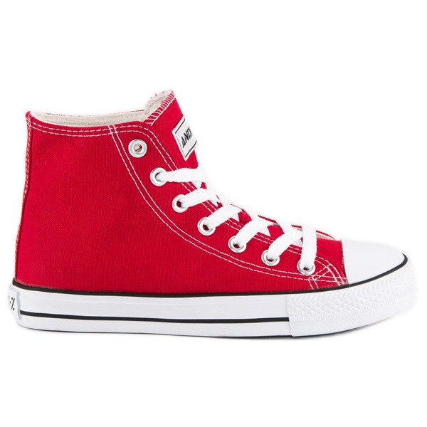 Andy Z Klasične tenisice iznad gležnja crvena