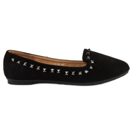 Ch. Creation Crne balerinke s kopčama crna