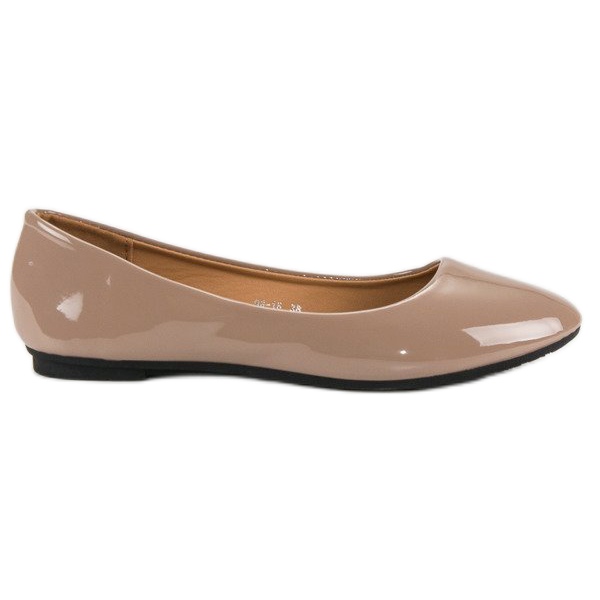 Ch. Creation Lakirane balerine smeđa