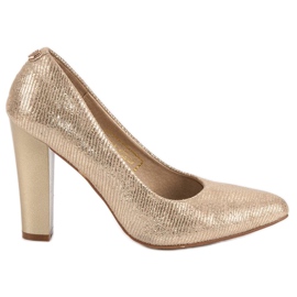 Filippo Zlatne pumpe na stupu zlatna