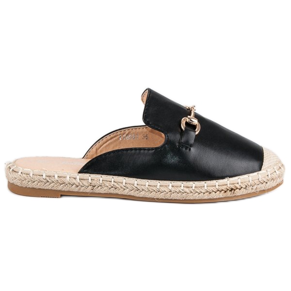 Crne espadrile japanke crno