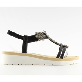 Crne ženske sandale vrlo udobne 981 Black crna