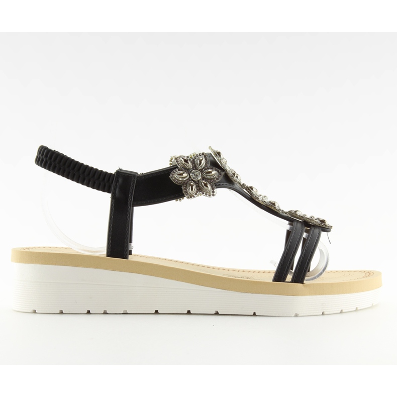 Crne ženske sandale vrlo udobne 981 Black crno