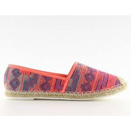 Ženske espadrile Fluo 3051 Fushia narančasta