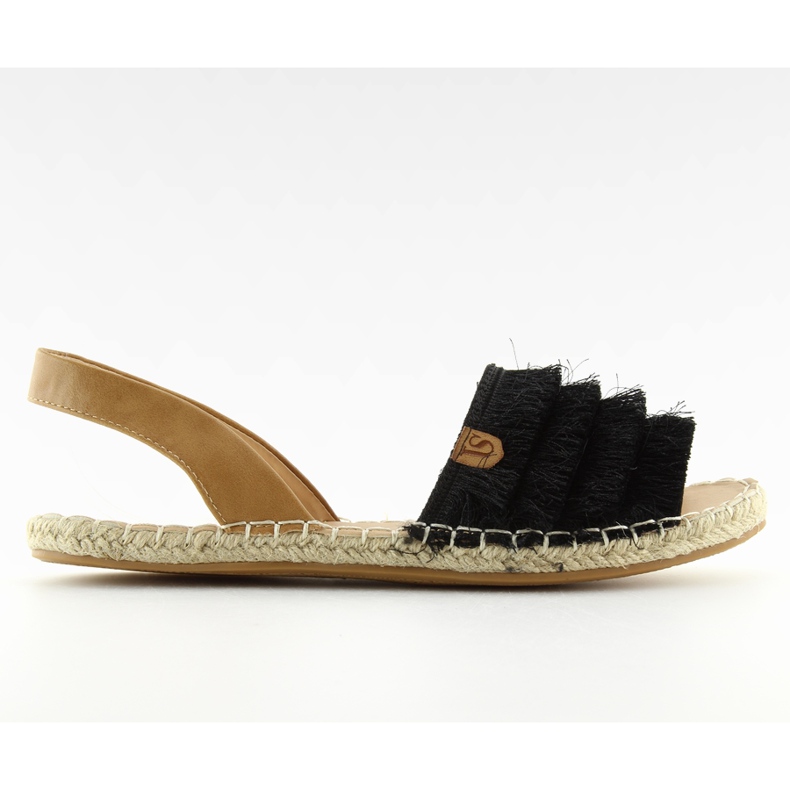 Crne espadrile u karipskom stilu 8413 crno