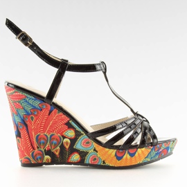 Crne crne sandale BL201 crne crna