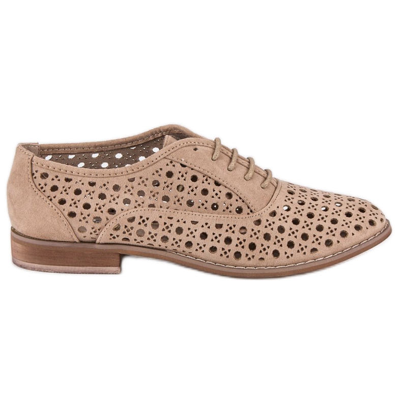 Corina Ažur cipele s uvezom siva