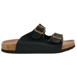 American Club Crne američke papuče crna