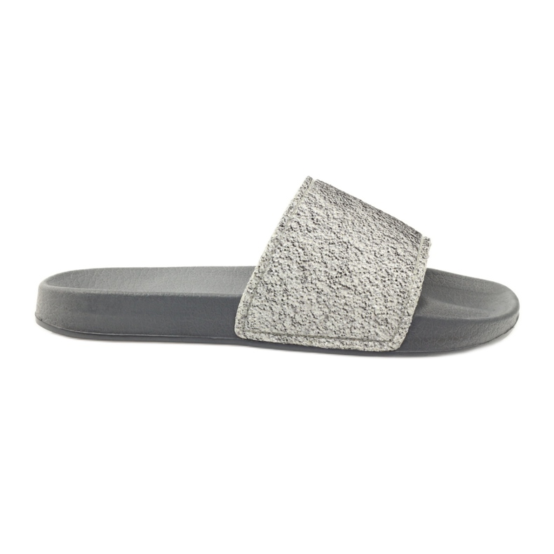 Profilirane papuče Big Star svjetlucaju siva