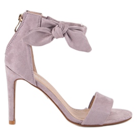 Bestelle Antilop sandale s patentnim zatvaračem ljubičasta višebojan